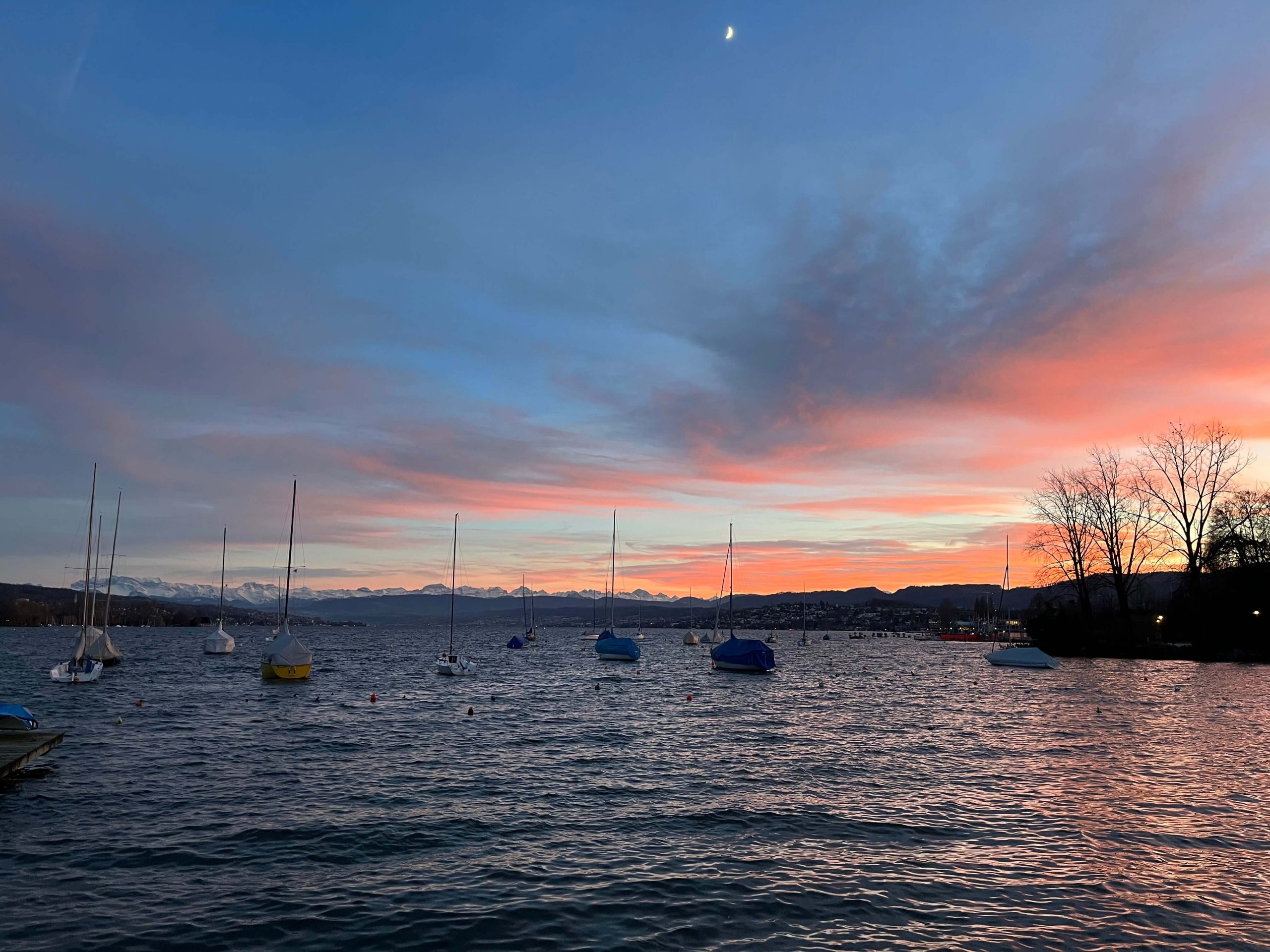 Malerischer Blick auf den Zürichsee - PJ in der Schweiz