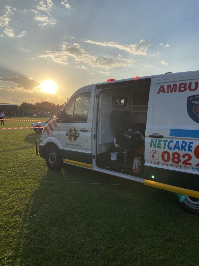Ende eines aufregenden Tages im Rettungsdienst in Johannesburg – Südafrika 
