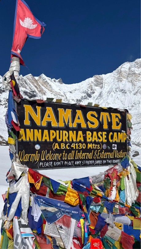Das Annapurna Base Camp in Nepal auf 4.130m Höhe 