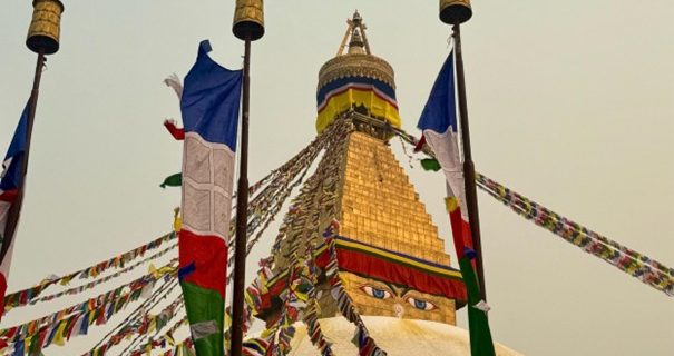Kathmandu mit seinen vielen beeindruckenden Tempeln und Stupas