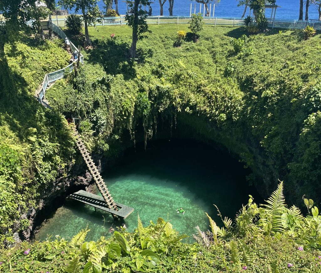 To Sua Ocean Trench auf Samoa - darin zu schwimmen, war einfach mega